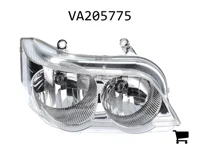 AGCO VA205775 Фара правая AGCO, DIP, лампа H8 35W в комплекте, только для Великобритании и Ирландии