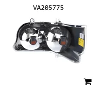 AGCO VA205775 Фара правая AGCO, DIP, лампа H8 35W в комплекте, только для Великобритании и Ирландии