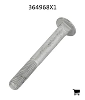 AGCO 364968X1 Болт каретный с круглой головкой и квадратным подголовком