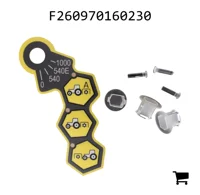 AGCO F260970160230 Комплект наклеек, ВОМ