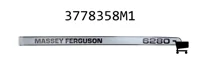 AGCO 3778358M1 Наклейка Massey Ferguson 6280, правая