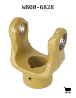 AGCO W800-6828 Хомут с установочным винтом для AB8 и AW24