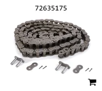 AGCO 72635175 Роликовая цепь 20B (Европейский стандарт), шаг 12,5, со шплинтованным смещением