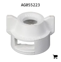AGCO AG055223 Быстросъемный колпачок TeeJet с круглым отверстием и установочным выступом, белый