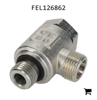 AGCO FEL126862 L-образное резьбовое соединение