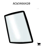 AGCO ACW3466420 Стекло боковое левое
