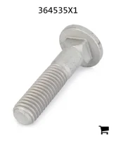 AGCO 364535X1 Болт каретный с круглой головкой и квадратным подголовком