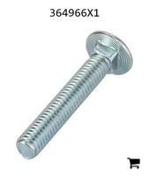 AGCO 364966X1 Болт каретный с круглой головкой и квадратным подголовком