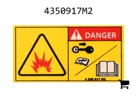 AGCO 4350917M2 Декаль