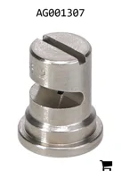 AGCO AG001307 Распылитель FloodJet из нержавеющей стали, широкий угол, плоский факел, размер 2