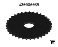 AGCO W20006035 Звездочка X-серии для цепи с шагом 60