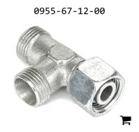 AGCO 0955-67-12-00 Угловое резьбовое соединение