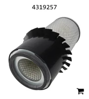 AGCO 4319257 Воздушный фильтр с ребрами, впускной и выпускной