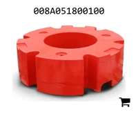 AGCO 008A051800100 Противовес колеса, 600 кг