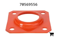 AGCO 70569556 Четырехболтовый квадратный самоустанавливающийся фланцевый подшипниковый узел