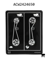 AGCO ACW2424650 Наклейка привода измельчителя