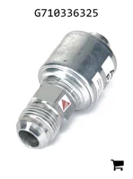 AGCO G710336325 Гидравлический фитинг шланга, C Cutoff 1,7", H1 Stem Hex 27 мм