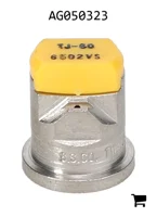 AGCO AG050323 Двухструйный распылитель TwinJet из нержавеющей стали, плоская струя, 65°, размер 02