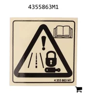 AGCO 4355863M1 Декаль