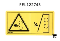 AGCO FEL122743 Декаль