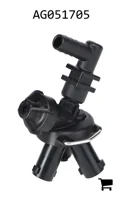 AGCO AG051705 Тройник одинарного корпуса форсунки, 1/2"