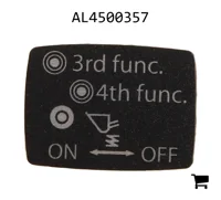 AGCO AL4500357 Декаль