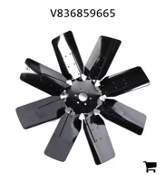 AGCO V836859665 Лопасть вентилятора, 8 лопастей