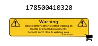 AGCO 178500410320 Декаль