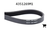 AGCO 4351269M1 Поликлиновой ремень, профиль PK4