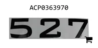 AGCO ACP0363970 Декаль