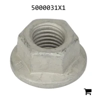 AGCO 5000031X1 Самоконтрящаяся шестигранная гайка с фланцем