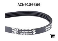 AGCO ACW0180360 Поликлиновой ремень, профиль PK4