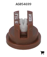 AGCO AG054699 Распылитель плоскоструйный TeeJet с увеличенным диапазоном, 80°, размер 05, керамический с полипропиленовой цветовой кодировкой VisiFlo