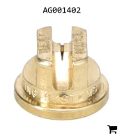 AGCO AG001402 Стандартный наконечник для равномерного плоскоструйного распыления, латунный, размер 1,5, 80°