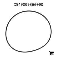 AGCO X549009366000 Уплотнительное кольцо