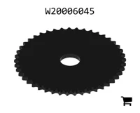 AGCO W20006045 Звездочка X-серии для цепи с шагом 60