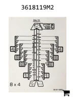 AGCO 3618119M2 Декаль