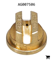 AGCO AG007506 Наконечник распылителя с плоским факелом, латунный, размер 1,5, 40°