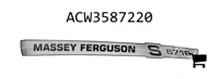 AGCO ACW3587220 Декаль