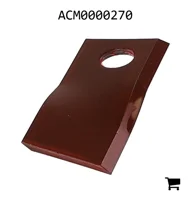 AGCO ACM0000270 Нож дисковой косилки 18 градусов, вращение против часовой стрелки