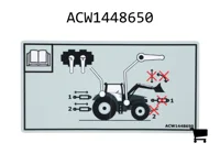 AGCO ACW1448650 Декаль