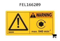 AGCO FEL166209 Декаль