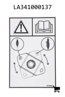 AGCO LA341000137 Декаль