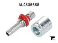 AGCO AL4500380 Штуцер шланга WEO 3/8" x 3/8"