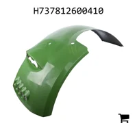 AGCO H737812600410 Крыло левое, цвет Nature Green