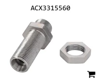 AGCO ACX3315560 Прямой переборочный фитинг