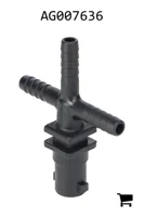 AGCO AG007636 Одинарный крестообразный корпус форсунки, 3/8"