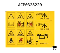 AGCO ACP0328220 Декаль