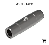 AGCO W501-1400 Шлицевая скользящая муфта