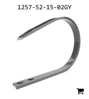 AGCO 1257-52-15-02GY Подборщик обертывателя, направляющая лента, серая